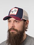 Бейсболка GOORIN BROTHERS арт. 101-2458 (темно-синий / бордовый)